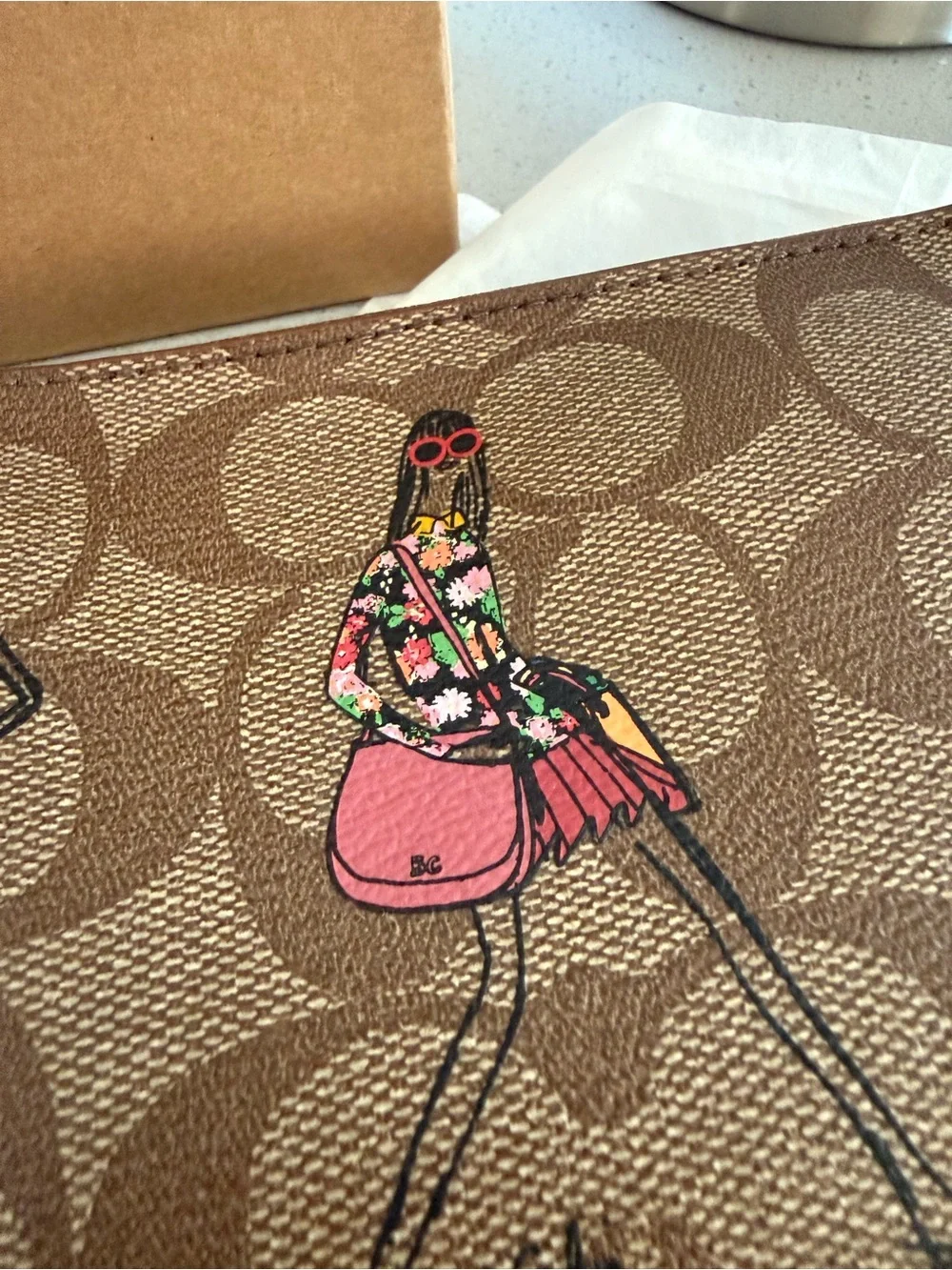 Coach Bonnie cashin limited edition collectors piece signature wristlet